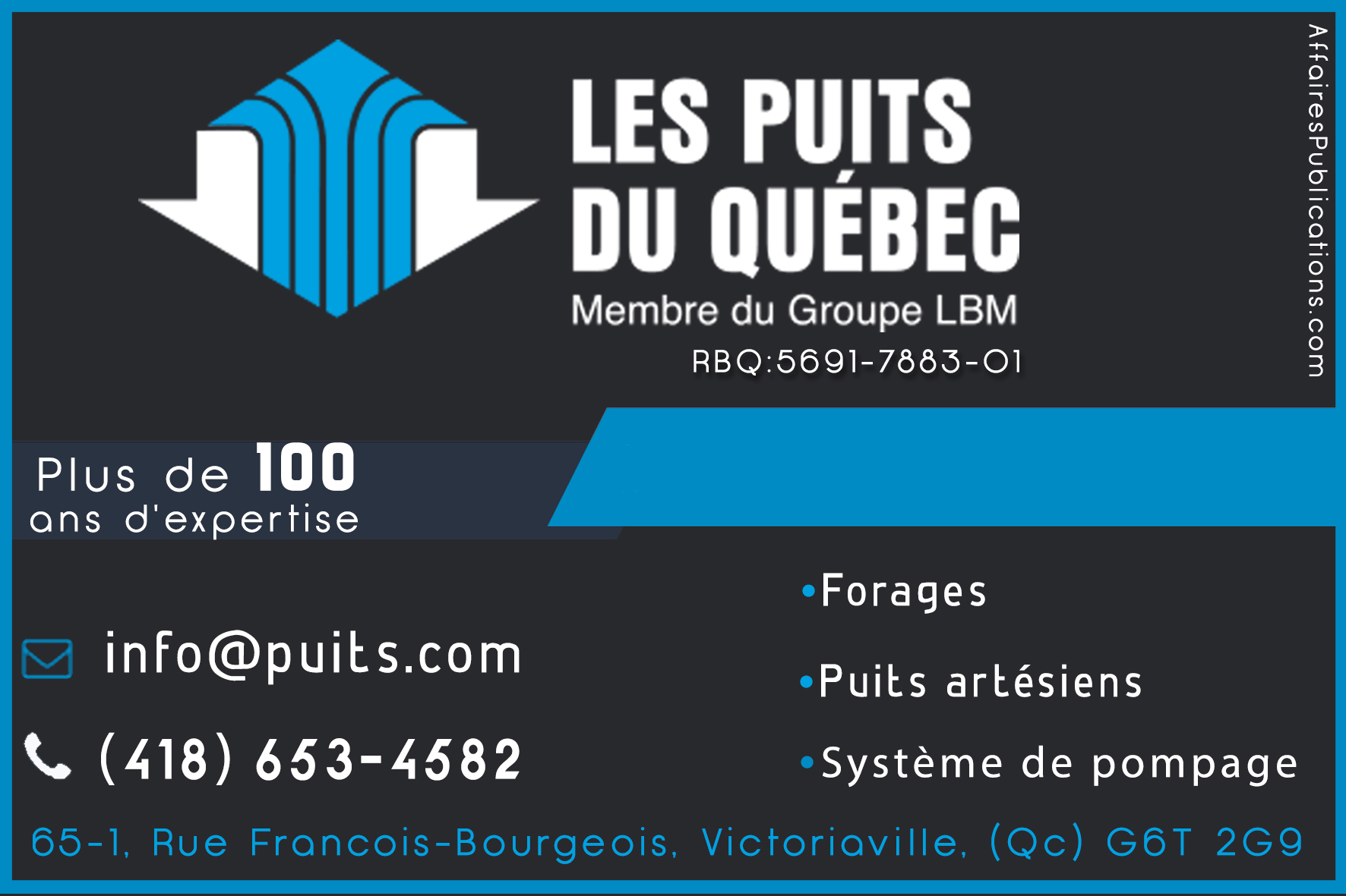 LES PUITS DU QUÉBEC INC