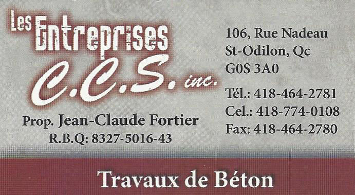 LES ENTREPRISES C.C.S. INC
