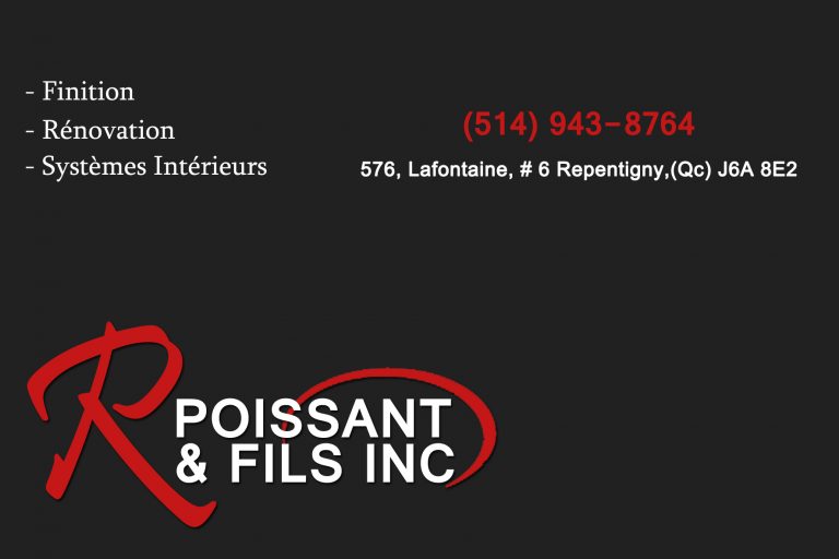 R POISSANT ET FILS INC