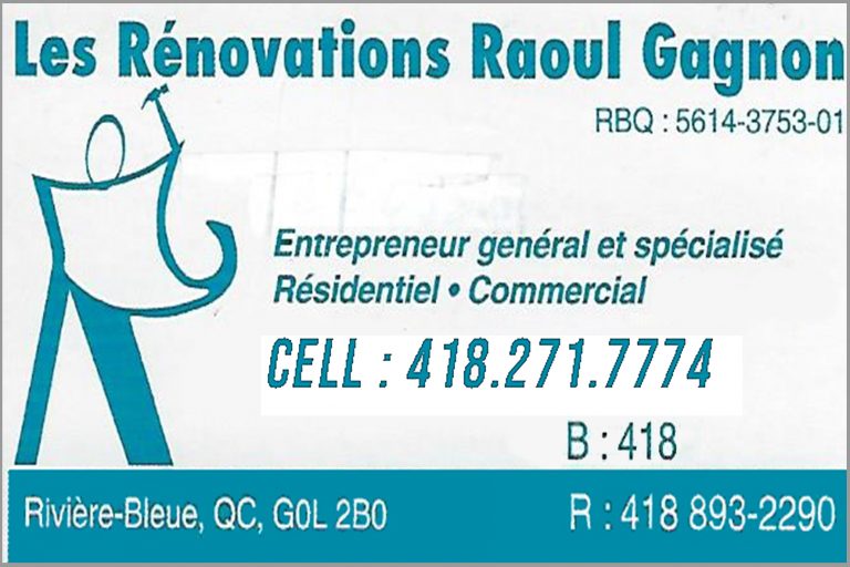 LES RÉNOVATIONS RAOUL GAGNON