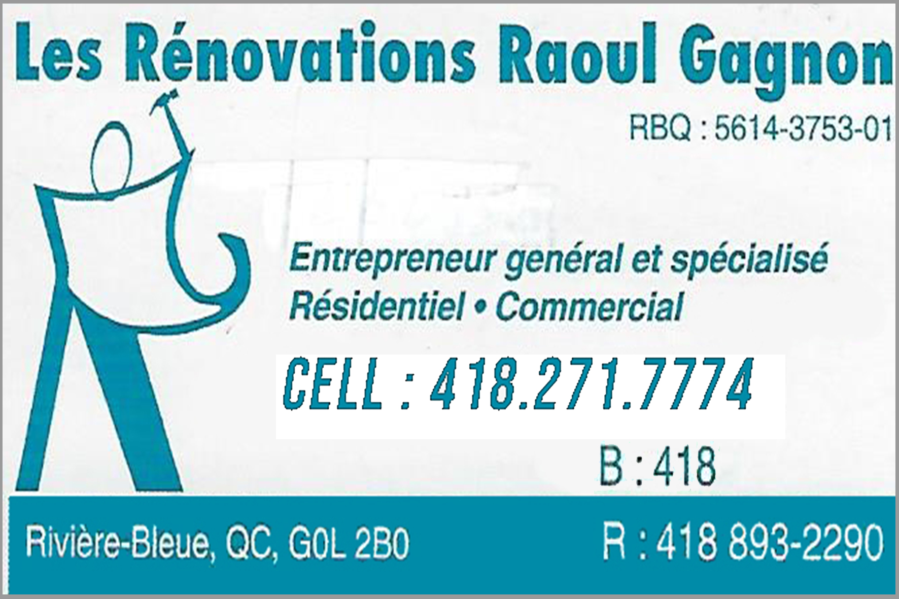 LES RÉNOVATIONS RAOUL GAGNON