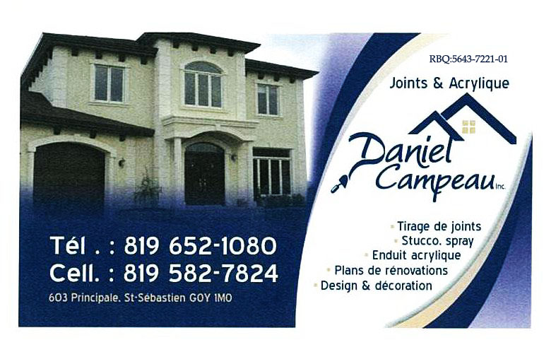 JOINTS ET ACRYLIQUE DANIEL CAMPEAU