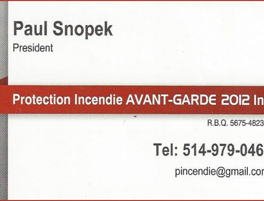 PROTECTION INCENDIE 2012 INC