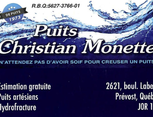 PUITS CHRISTIAN MONETTE INC