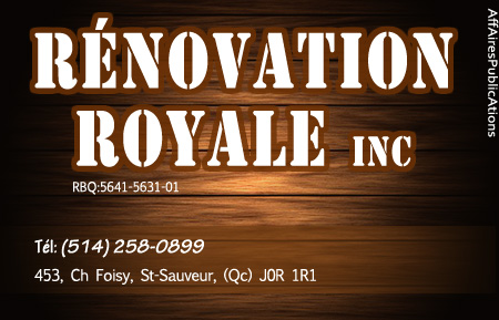 RÉNOVATION ROYALE INC