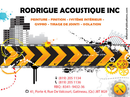 RODRIGUE ACOUSTIQUE INC