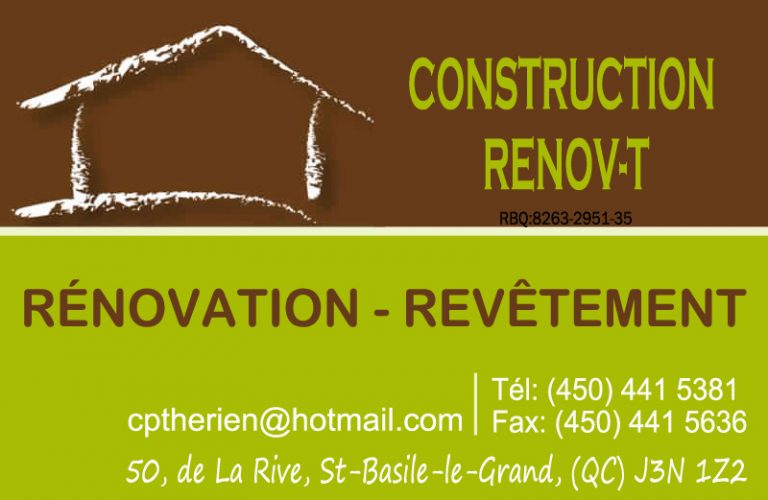 CONSTRUCTION RENOV T