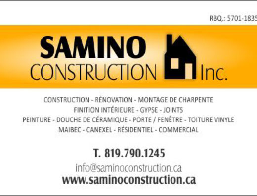 SAMINO CONSTRUCTION INC