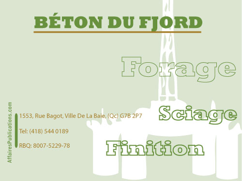 SCIAGE ET FORAGE DE BÉTON DU FJORD