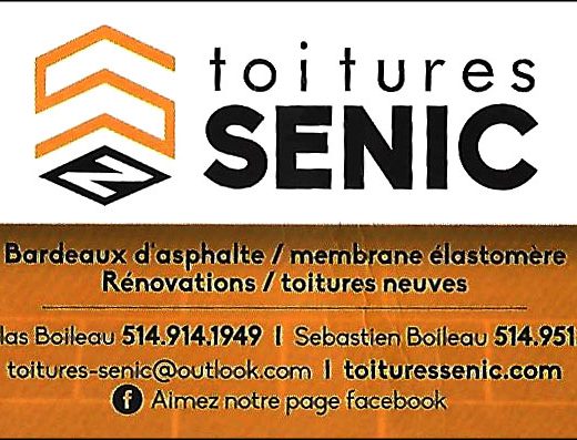 TOITURE SENIC LTÉE