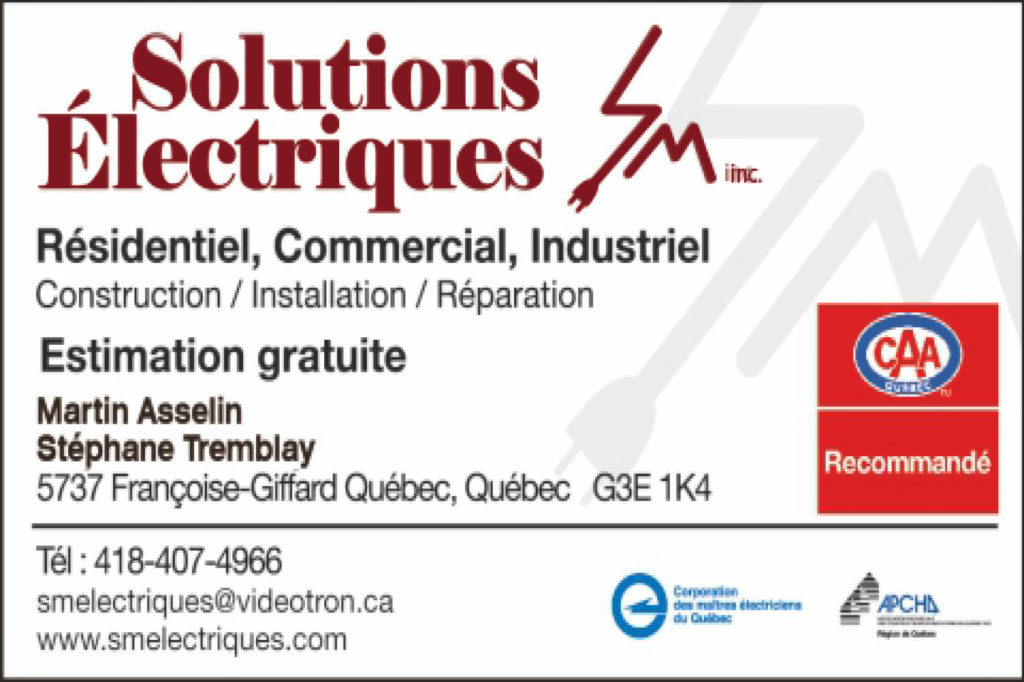 SOLUTIONS ÉLECTRIQUE SM