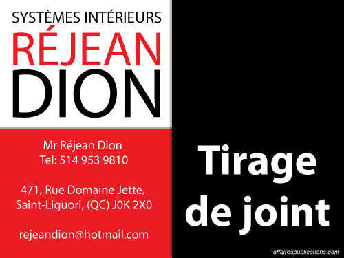 SYSTÈMES INTÉRIEURS RÉJEAN DION