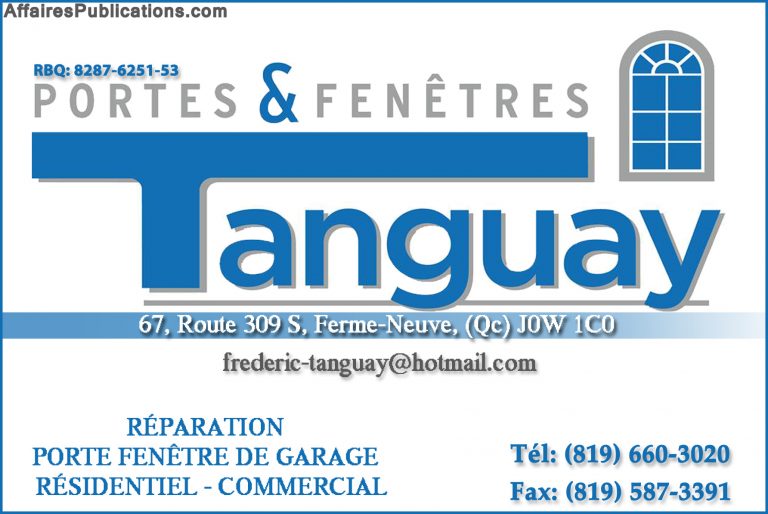 PORTES & FENÊTRES TANGUAY
