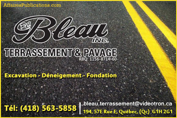 BLEAU TERRASSEMENT ET PAVAGE