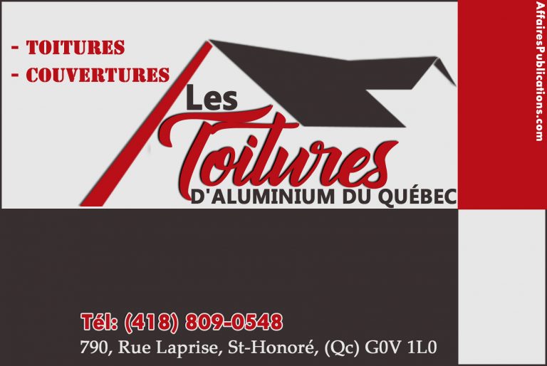 LES TOITURES D&rsquo;ALUMINIUM DU QUÉBEC