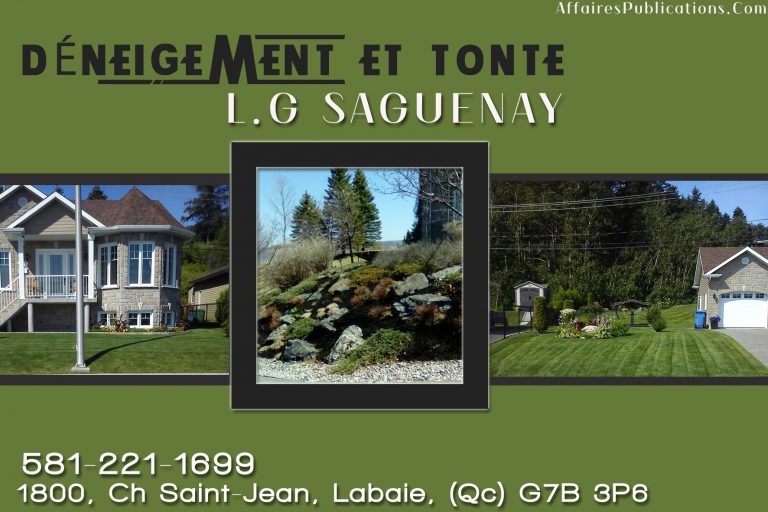DÉNEIGEMENT ET TONTE L.G SAGUENAY