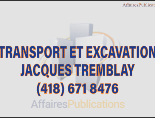 TRANSPORT ET EXCAVATION JACQUES TREMBLAY