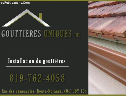 GOUTTIÈRES UNIQUES INC