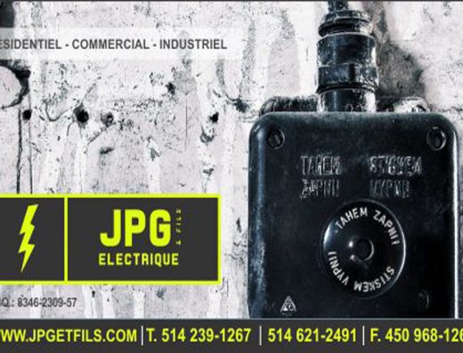 ENTREPRISES ÉLECTRIQUES JPG ET FILS
