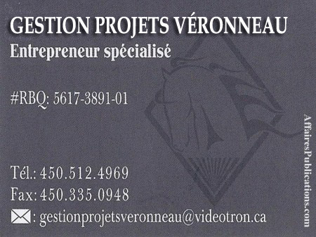 GESTION PROJETS VÉRONNEAU