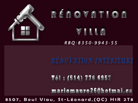 RÉNOVATION VILLA