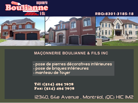 MAÇONNERIE BOULIANNE & FILS