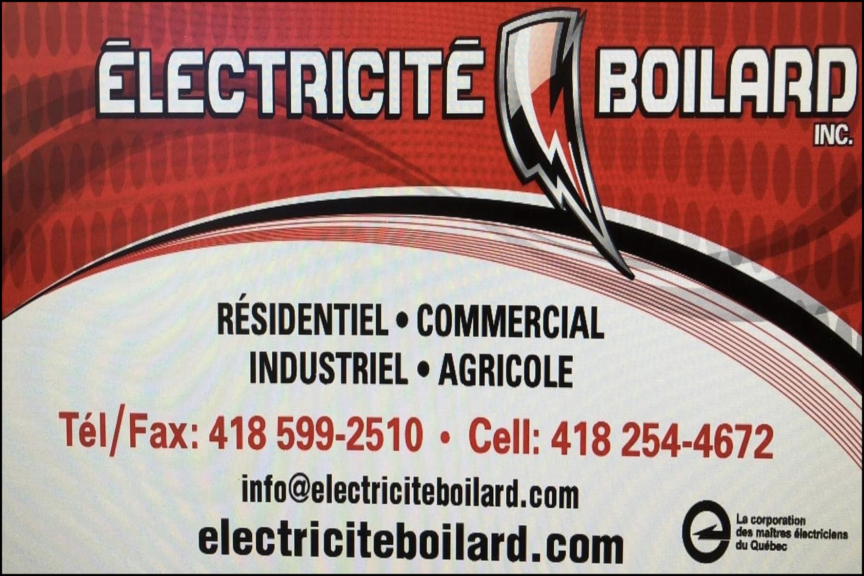 ÉLECTRICITÉ BOILARD INC