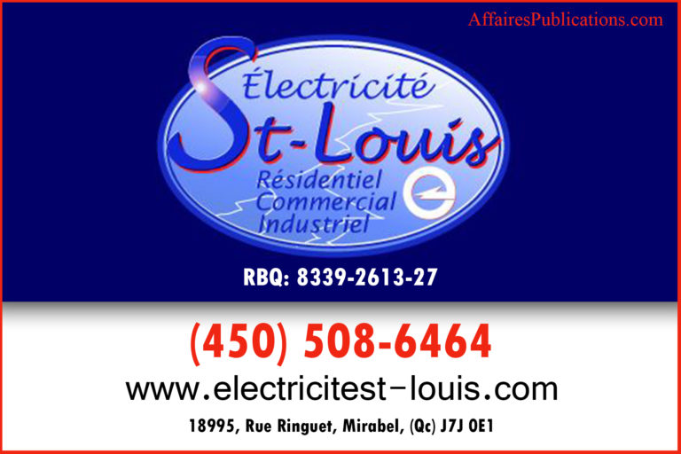 ÉLECTRICITÉ ST LOUIS INC