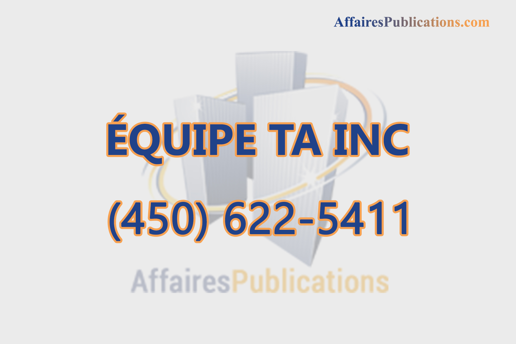 ÉQUIPE TA INC