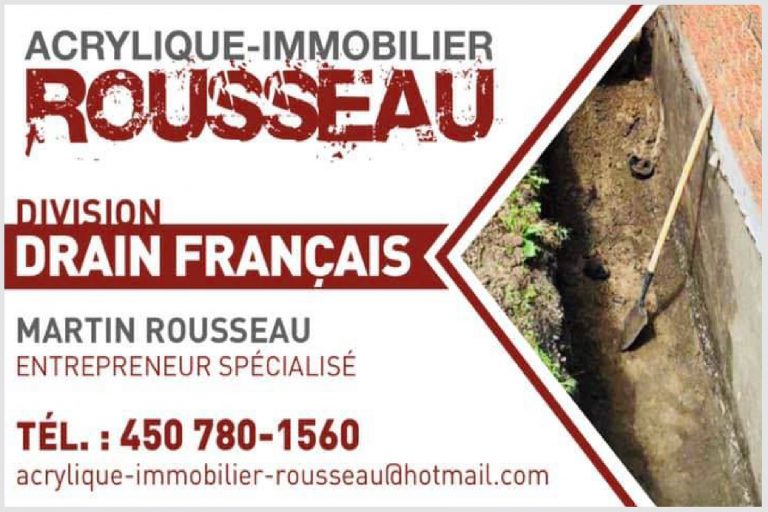 ACRYLIQUE IMMOBILIER ROUSSEAU