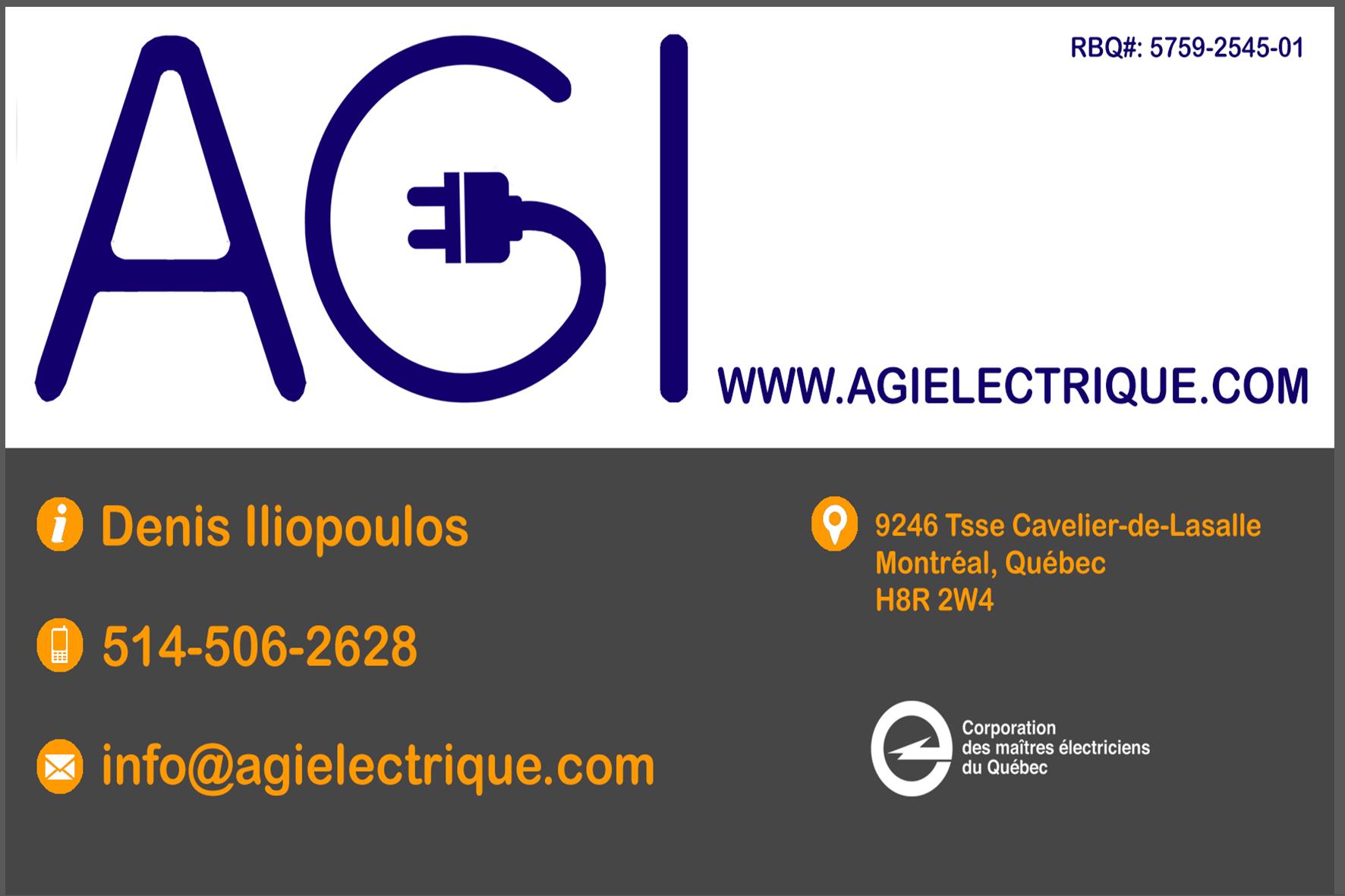 AGI ÉLECTRIQUE INC