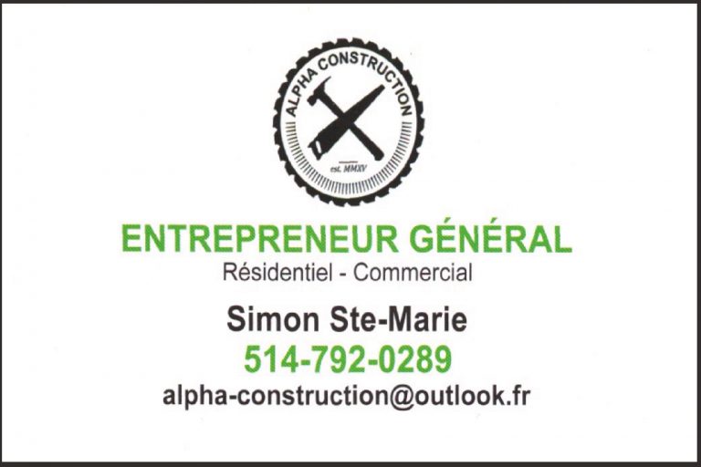 ALPHA CONSTRUCTION INC