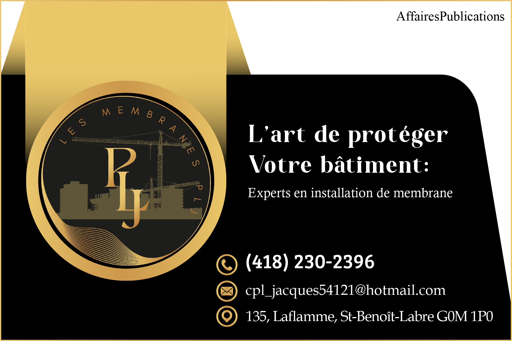 LES SYSTÈMES INTÉRIEURS PLJ CONSTRUCT-ART INC