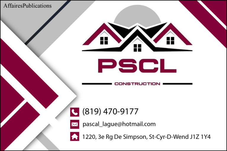 PSCL CONSTRUCTION <br/> 9390-9703 QUÉBEC INC