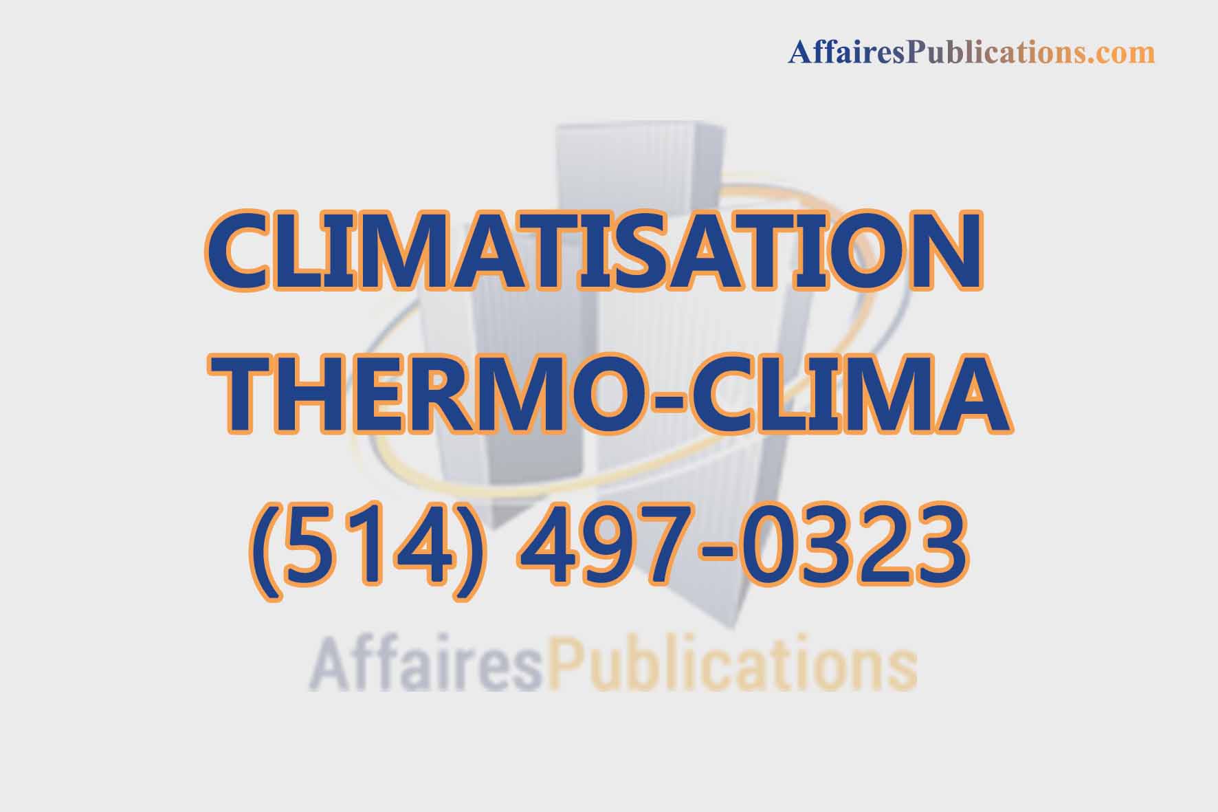 CLIMATISATION THERMO-CLIMA