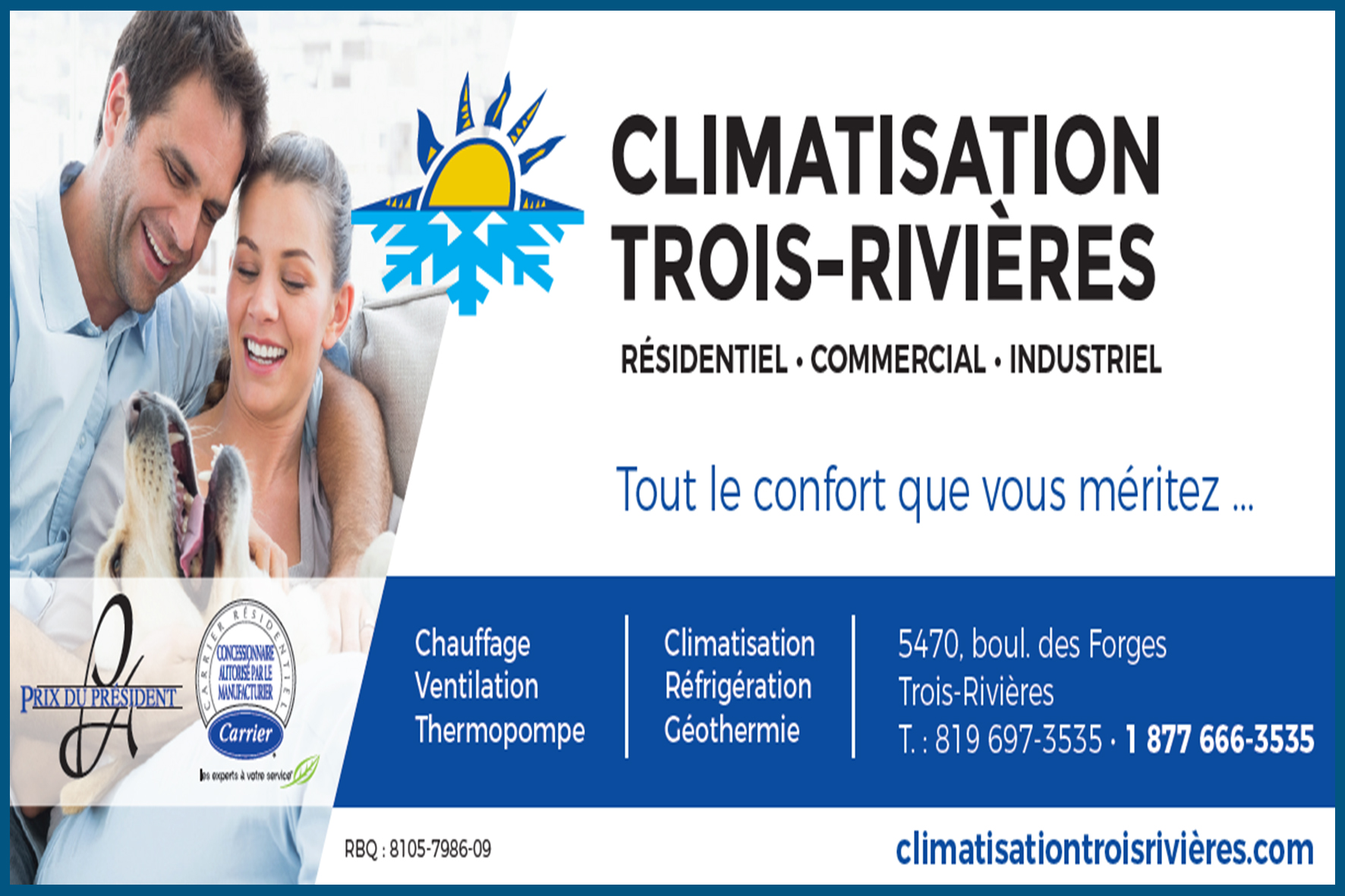 CLIMATISATION TROIS-RIVIÈRES INC