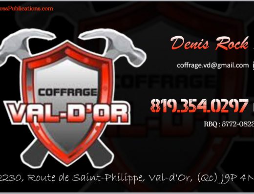 COFFRAGE VAL-D&rsquo;OR (2019) INC
