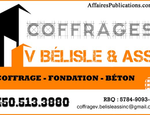 COFFRAGES V BÉLISLE & ASS INC