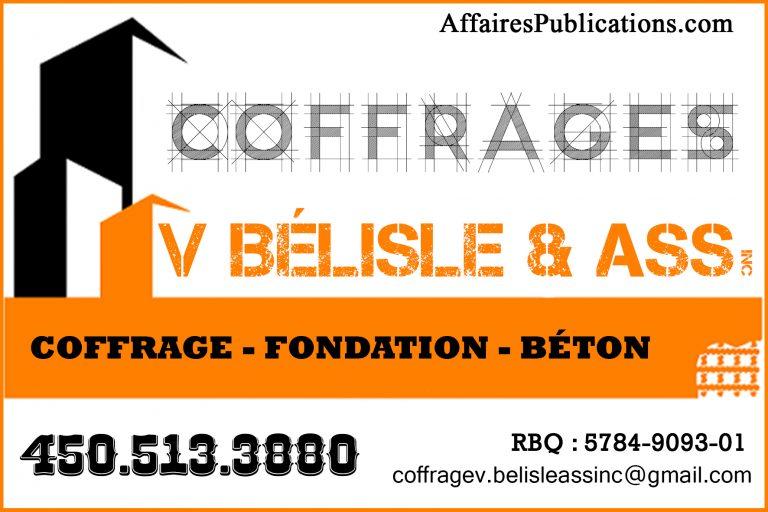 COFFRAGES V BÉLISLE & ASS INC