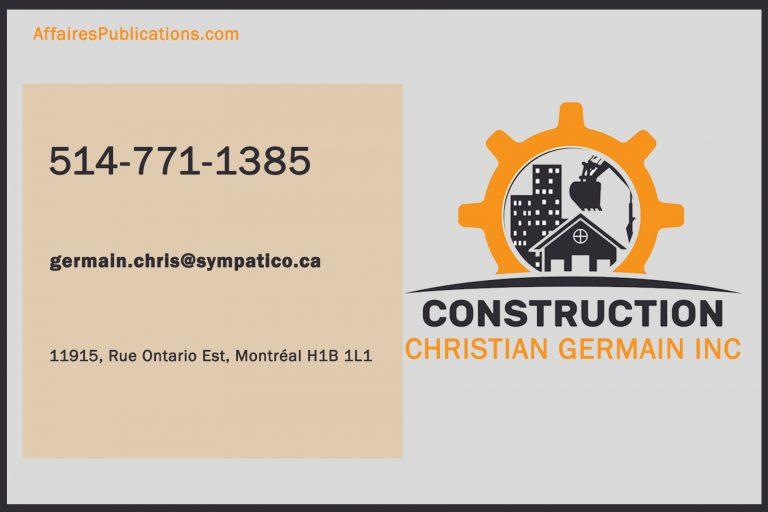 CONSTRUCTION CHRISTIAN GERMAIN INC