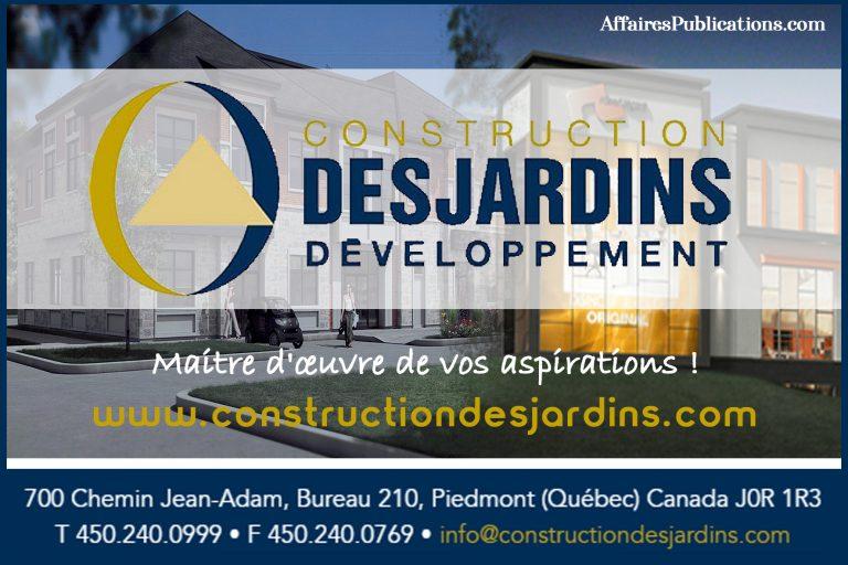 CONSTRUCTION DESJARDINS DÉVELOPPEMENT INC