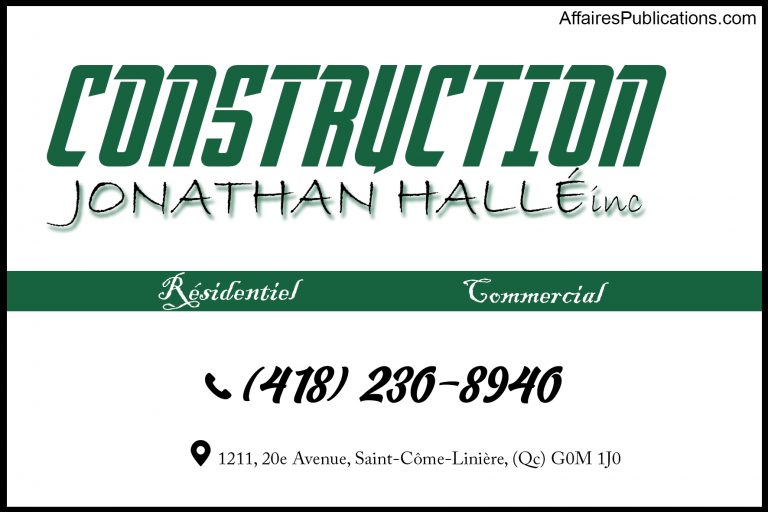 CONSTRUCTION JONATHAN HALLÉ