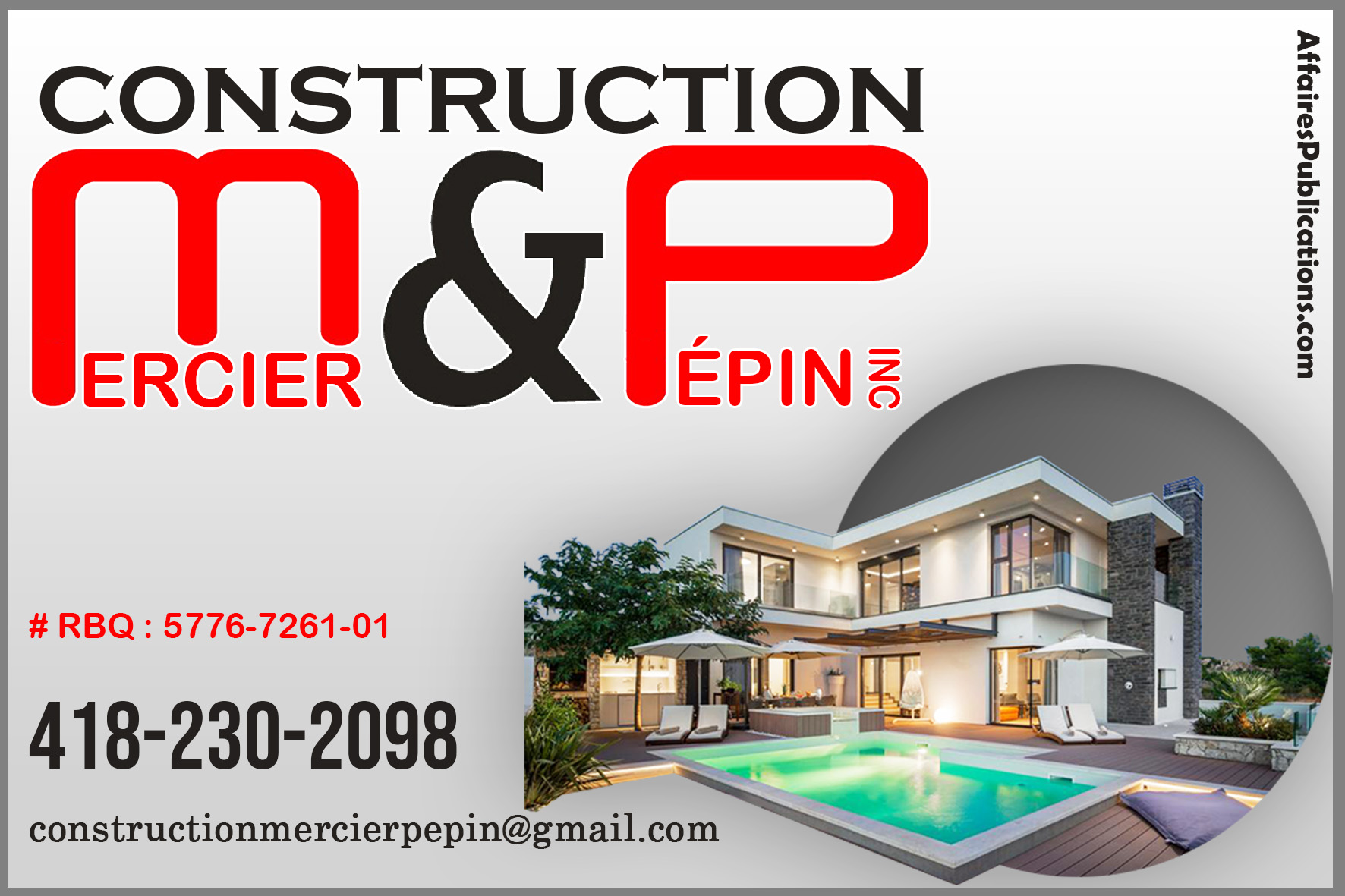 CONSTRUCTION MERCIER ET PÉPIN