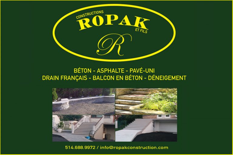 CONSTRUCTION ROPAK ET FILS INC / ROPAK CONSTRUCTION