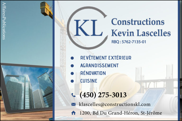 CONSTRUCTIONS KEVIN<br/>LASCELLES INC