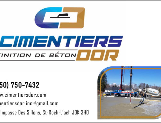 CIMENTIERS DOR FINITION DE BÉTON