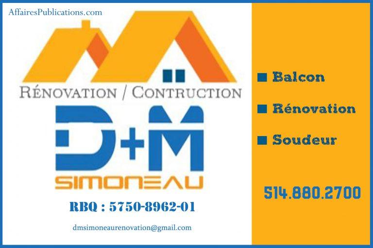 D ET M SIMONEAU RÉNOVATION