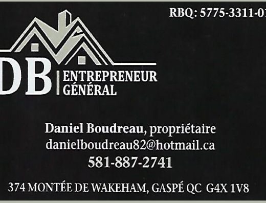 DB ENTREPRENEUR GÉNÉRAL