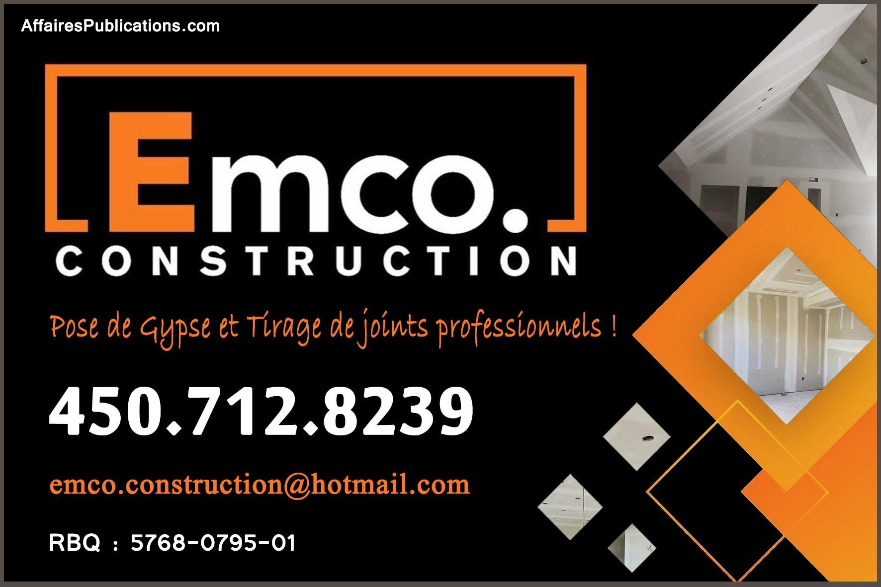 EMCO CONSTRUCTION INC