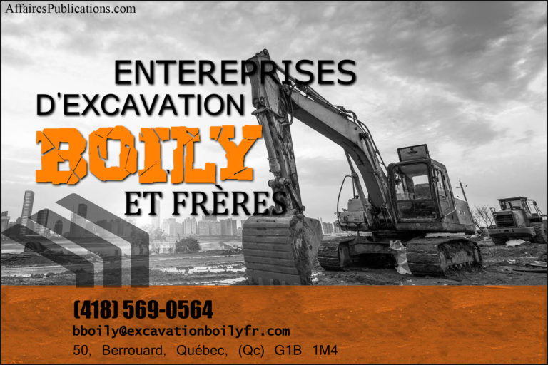 ENTEREPRISES D&rsquo;EXCAVATION BOILY ET FRÈRES